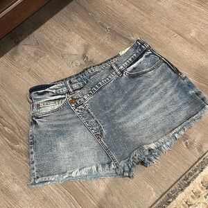 NWT ANTHRO PILCRO denim skort